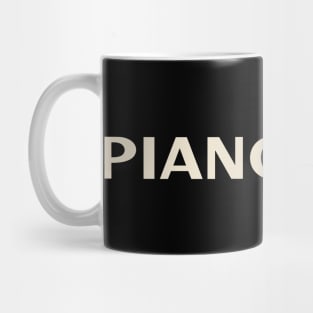 Piano Girl Funny Girl Ironic Girl Mug